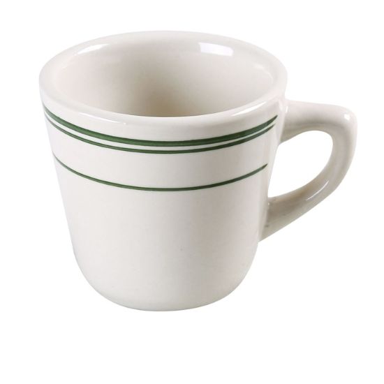 图片 GB-1 绿色带 3 3/8" X 2 3/4"H 高杯 7 盎司