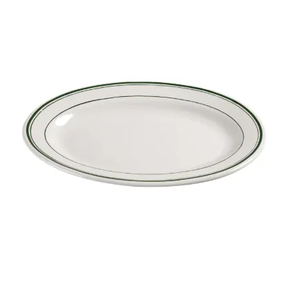 图片 GB-34 绿色带 9 3/8″X 6 1/2″ 拼盘