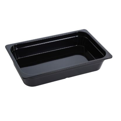 图片 GN-121BK Gn 盘 20.87″ X 12.8″ X 3.94″ / 530 X 325 X 100Mm 盘，Gn1/1，8L 黑色