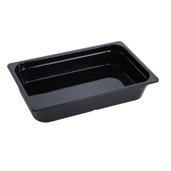 图片 GN-121BK Gn 盘 20.87″ X 12.8″ X 3.94″ / 530 X 325 X 100Mm 盘，Gn1/1，8L 黑色
