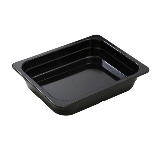 图片 GN-212BK Gn 盘 12.8″ X 10.43″ X 2.56″ / 325 X 265 X 65Mm 盘，Gn 1/2，2.3L 黑色