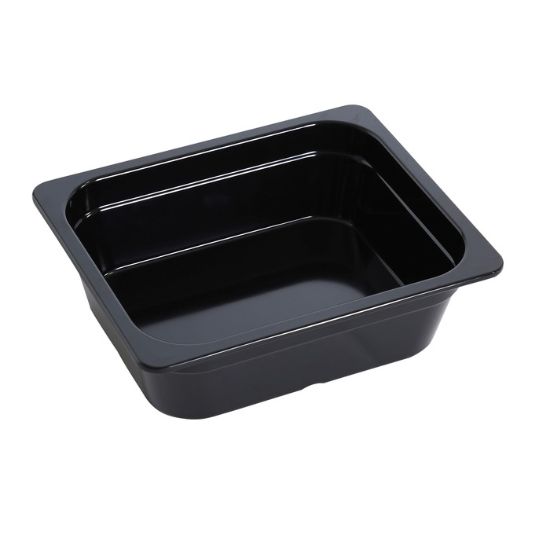 图片 GN-213BK Gn 盘 12.8″ X 10.43″ X 3.94″ / 325 X 265 X 100Mm 盘，Gn 1/2，3.6L 黑色