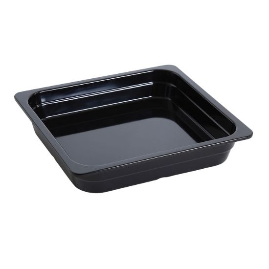 图片 GN-313BK Gn 盘 13.94″ X 12.8″ X 2.56″ / 350 X 323 X 65Mm 盘，Gn 2/3 黑色