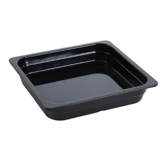 图片 GN-313BK Gn 盘 13.94″ X 12.8″ X 2.56″ / 350 X 323 X 65Mm 盘，Gn 2/3 黑色