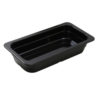 图片 GN-610BK Gn 盘 10.43″ X 6.38″ X 2.56″ / 265 X 162 X 65Mm 盘，Gn 1/4 黑色
