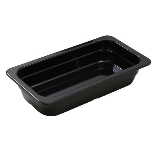 图片 GN-610BK Gn 盘 10.43″ X 6.38″ X 2.56″ / 265 X 162 X 65Mm 盘，Gn 1/4 黑色