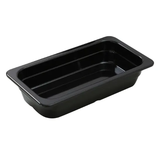 图片 GN-610BK Gn 盘 10.43″ X 6.38″ X 2.56″ / 265 X 162 X 65Mm 盘，Gn 1/4 黑色