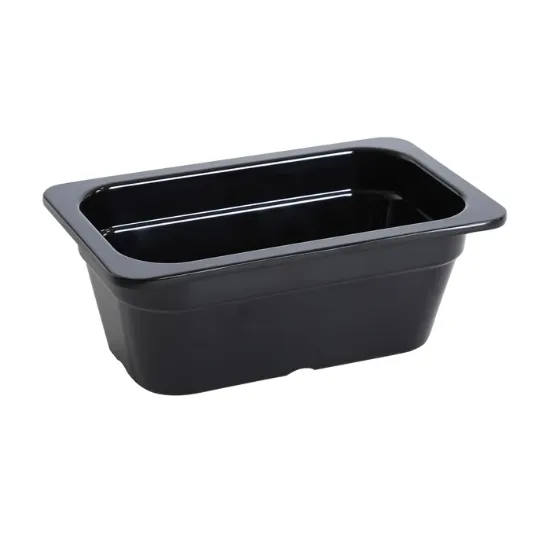 图片 GN-611BK Gn 盘 10.43″ X 6.38″ X 3.94″ / 265 X 162 X 100Mm 盘，Gn 1/4，1.5L 黑色