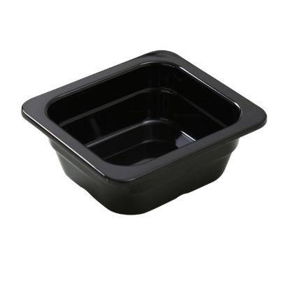 图片 GN-706BK Gn 盘 6.93″ X 6.38″ 2.56″ / 176 X 162 X 65Mm 盘，Gn 1/6 黑色