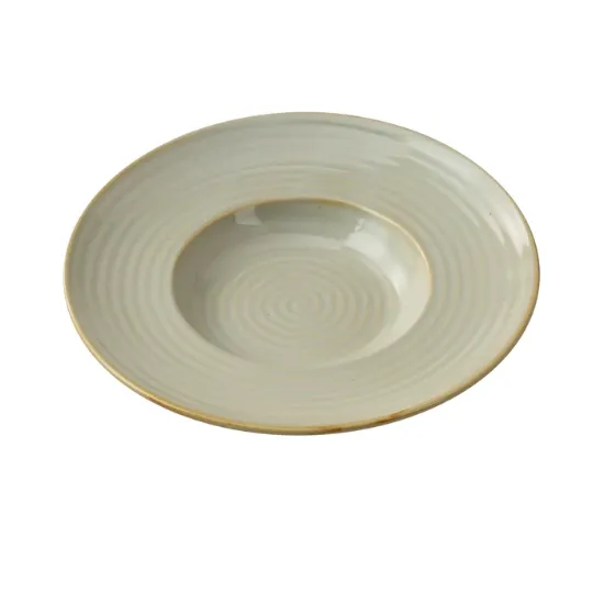 图片 GO-410 黄金海岸 10 1/2″ X 5 3/4″ X 1 3/4″ 意大利面/沙拉碗 10 盎司