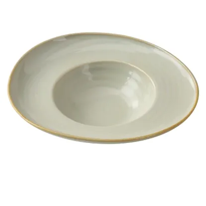 图片 GO-709 黄金海岸 9 1/2" X 8 1/4" X 2 3/4" 甜品盘 10 盎司