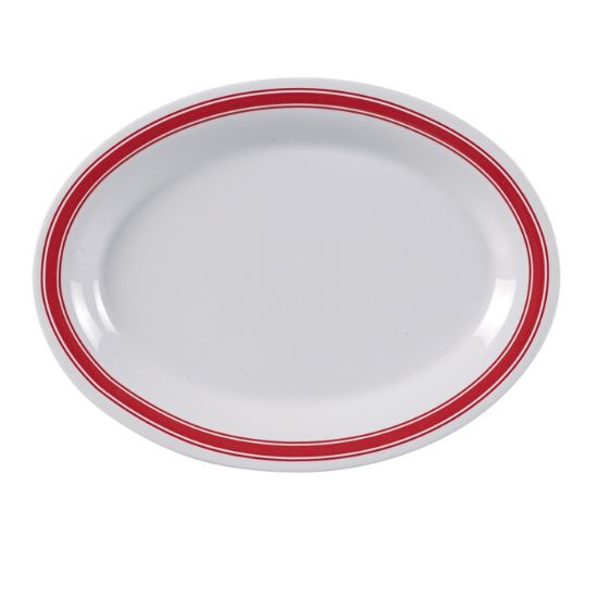 图片 HS-213 休斯顿 13 1/2" X 10 1/2" 椭圆形拼盘
