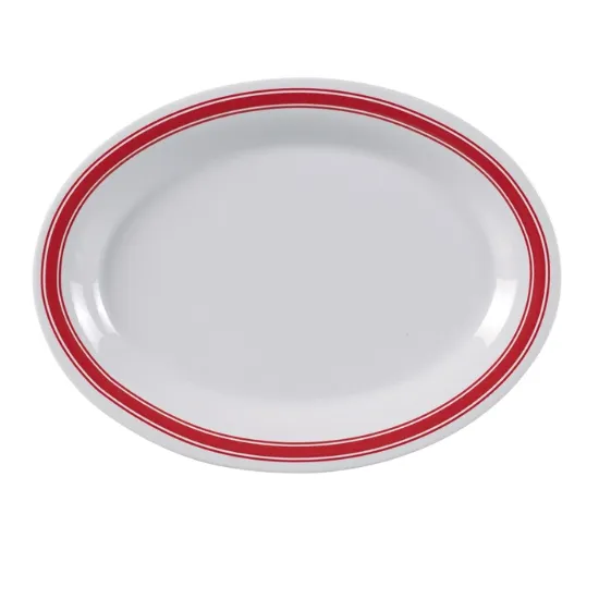 图片 HS-213 休斯顿 13 1/2" X 10 1/2" 椭圆形拼盘