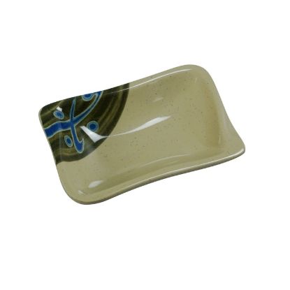 图片 JP-0002 日式 4 1/8″ X 3″ 波浪形酱盘