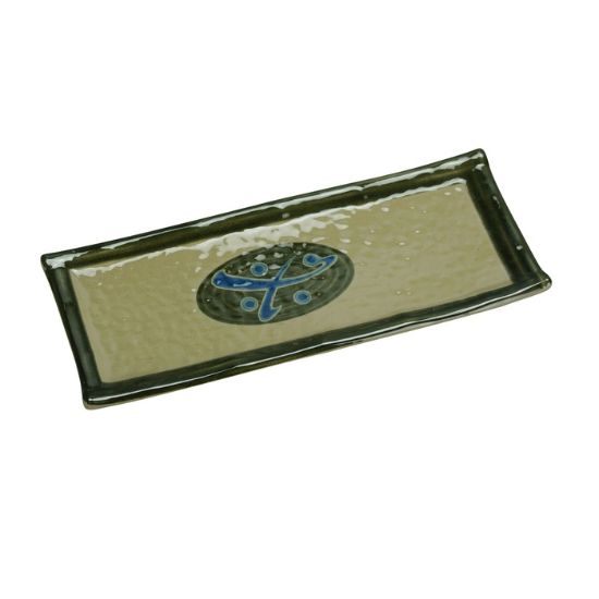 图片 JP-1504 日式 10 1/4" X 4 1/4" 长方形寿司盘