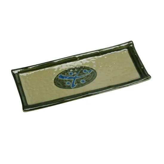 图片 JP-1504 日式 10 1/4" X 4 1/4" 长方形寿司盘