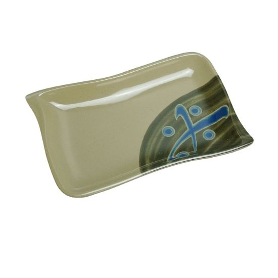 图片 JP-1609 日本 8 1/2" X 5 1/2" 矩形板波浪形