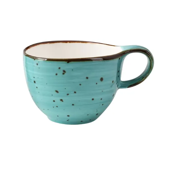 图片 LY-001TQ 里昂绿松石 4″ X 2 5/8″ 咖啡/茶杯 7 盎司绿松石