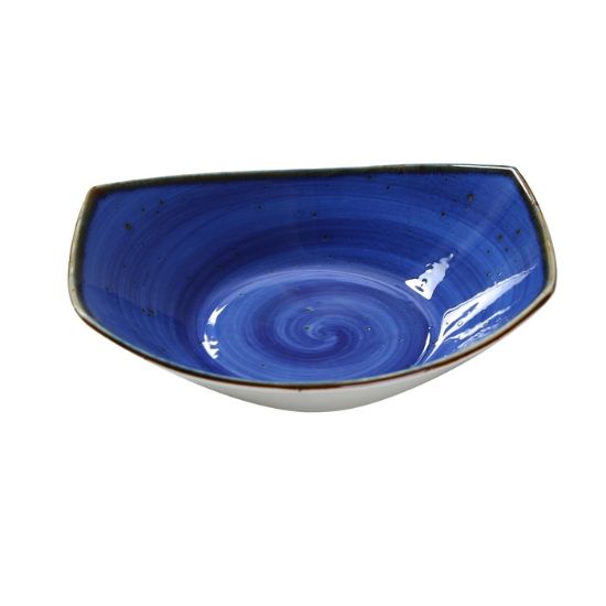 图片 LY-307BU 里昂-蓝色 7″ X 6 1/2″ X 2 1/4″ 汤/沙拉盘 15 盎司蓝色