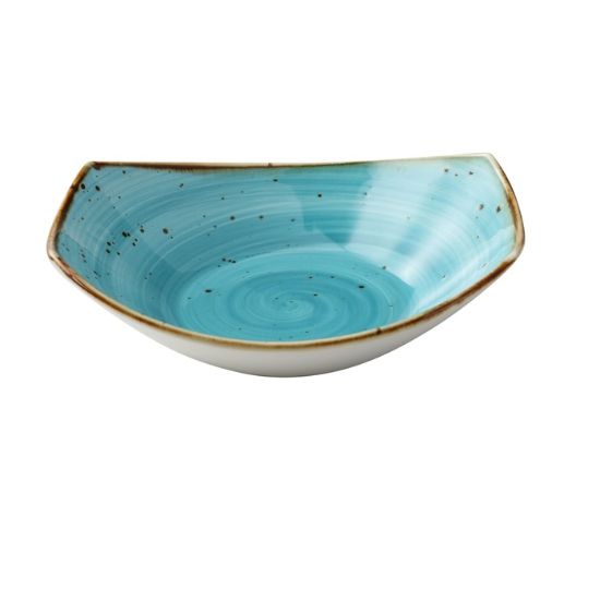 图片 LY-307TQ 里昂绿松石 7″ X 6 1/2″ X 2 1/4″ 汤/沙拉盘 15 盎司绿松石