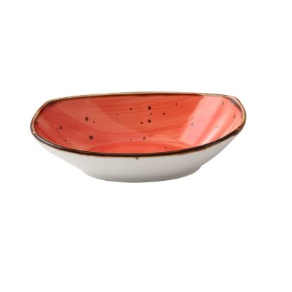 图片 LY-405CR 里昂珊瑚 5 1/2" X 3 3/4" X 1 3/8" 小椭圆形盘 5 盎司珊瑚