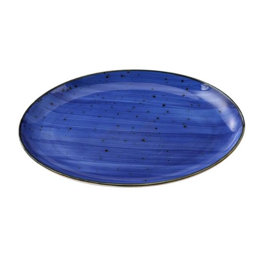 图片 LY-2110BU 里昂-蓝色 10 X 7″ X 1″ Coupe Platter 蓝色