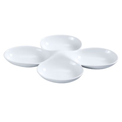 图片 ML-824 Main Land 13 1/2" X 8 3/4" 四个分隔碗，-个 5 盎司