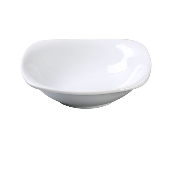 图片 ML-2405 Main Land 5 1/2" X 1 1/2" 带圆角的方形碗 8 盎司