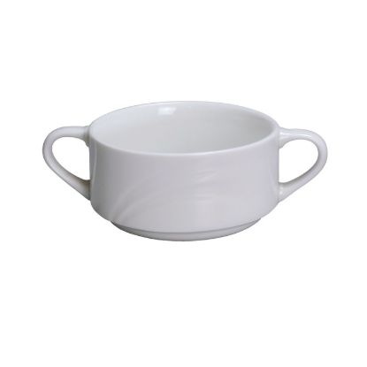图片 MM-46 迈阿密 3 7/8" 带手柄肉汤 6 盎司