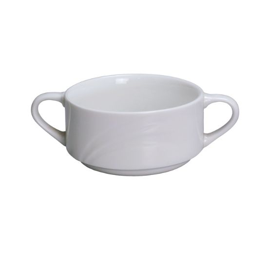 图片 MM-46 迈阿密 3 7/8" 带手柄肉汤 6 盎司