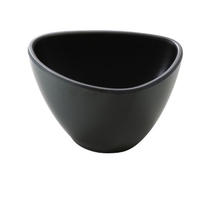图片 MO-304BK 现代 4″ X 3″ X 2 1/4″ 三角碗 黑色