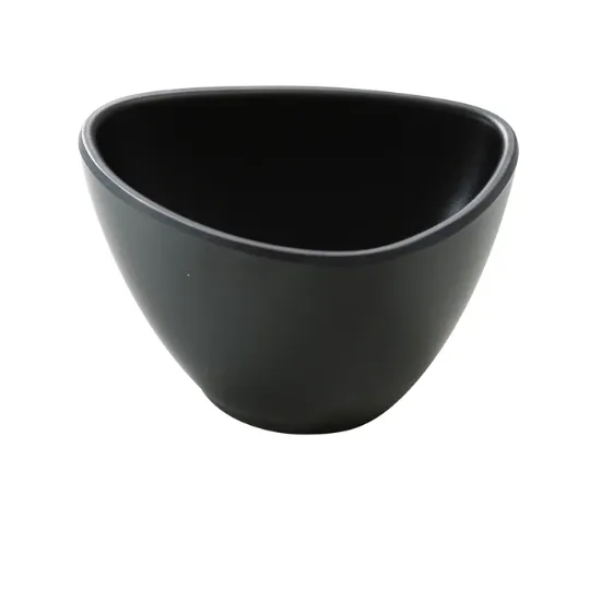 图片 MO-304BK 现代 4″ X 3″ X 2 1/4″ 三角碗 黑色