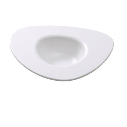 图片 MO-410 现代 10 1/2" X 9" X 2" 甜点盘 10 盎司
