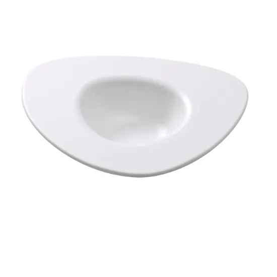图片 MO-412 现代 12″ X 10 1/2″ X 2 1/2″ 甜点盘 14 盎司