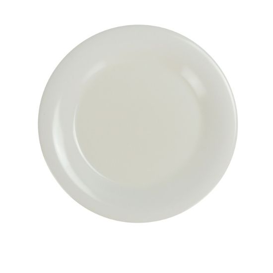 图片 MS-007IV 里程碑 7 1/2" 宽边圆盘 象牙色