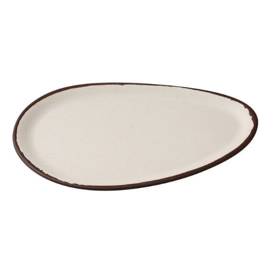 图片 NA-210 自然艺术 9 3/4" X 6" X 1/2" 椭圆形盘