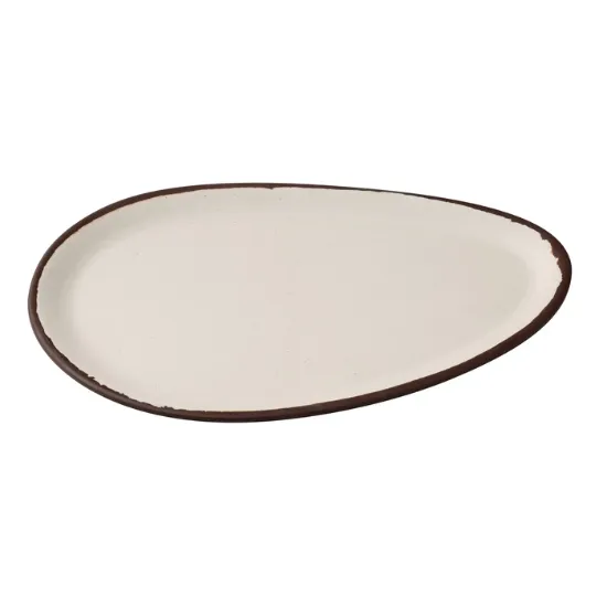 图片 NA-210 自然艺术 9 3/4" X 6" X 1/2" 椭圆形盘