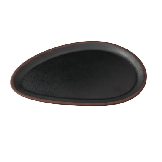 图片 NA-210BK 自然艺术 9 3/4" X 6" X 1/2" 椭圆盘