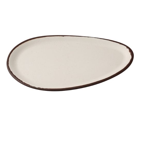 图片 NA-212 自然艺术 11 3/4" X 7 3/4" X 1/2" 椭圆形盘