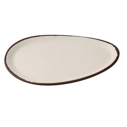 图片 NA-214 自然艺术 14″ X 9 3/4″ X 1/2″ 椭圆形盘
