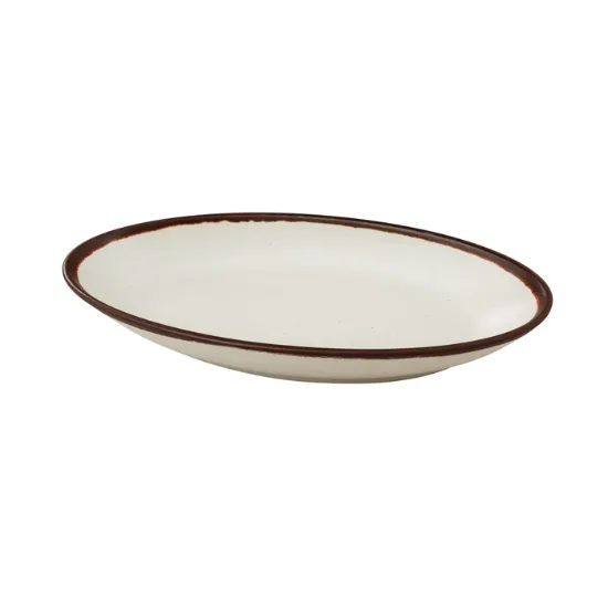 图片 NA-312 自然艺术 12″ X 6″ X 1 3/4″ 深椭圆形盘