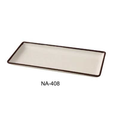 图片 NA-408 自然艺术 8 1/2" X 3 3/4" X 1/2" 矩形板