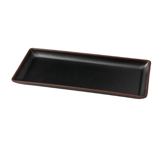 图片 NA-408BK 自然艺术 8 1/2" X 3 3/4" X 1/2" 矩形板