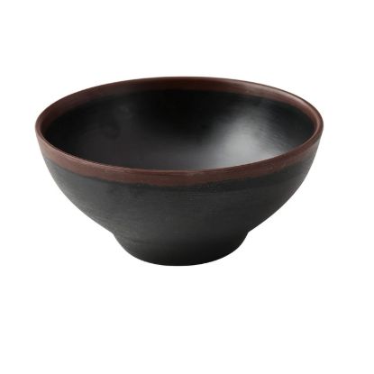 图片 NA-605BK 自然艺术 5 1/2" X 2 1/2" 谷物碗 16 盎司