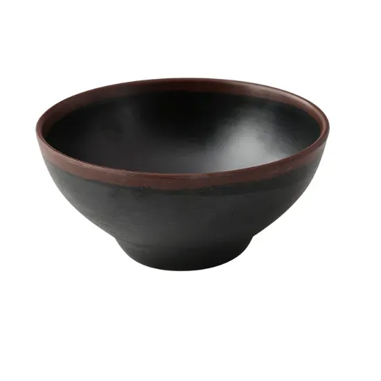 图片 NA-605BK 自然艺术 5 1/2" X 2 1/2" 谷物碗 16 盎司