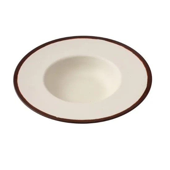 图片 NA-710 自然艺术 9 1/4" X 5" X 1 7/8" 甜点盘 10 盎司