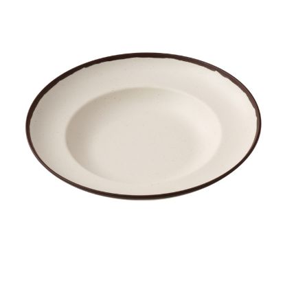 图片 NA-810 自然艺术 10 3/4" X 7" X 2 1/4" 地中海面食碗 12 盎司