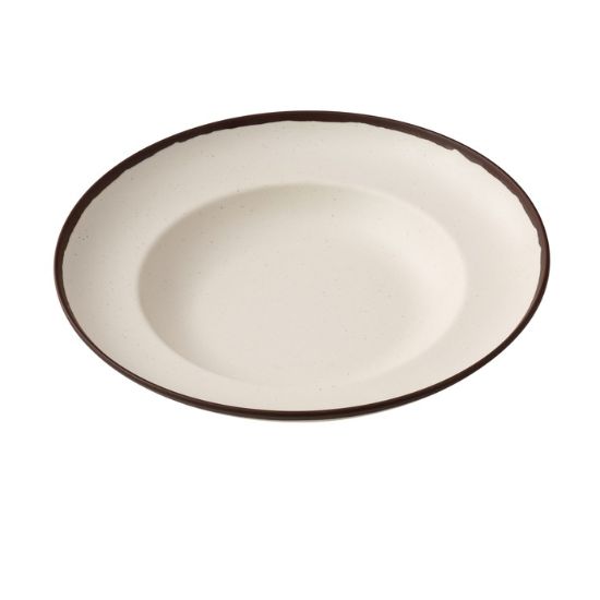 图片 NA-810 自然艺术 10 3/4" X 7" X 2 1/4" 地中海面食碗 12 盎司
