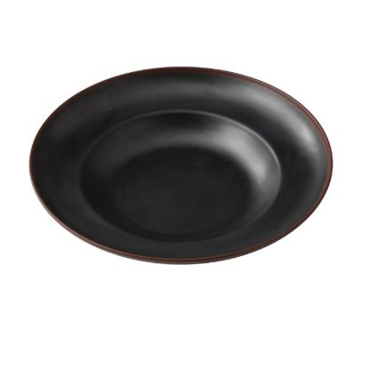 图片 NA-810BK 自然艺术 10 3/4" X 7" X 2 1/4" 地中海面食碗 12 盎司