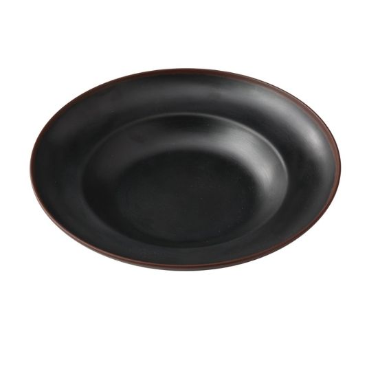 图片 NA-810BK 自然艺术 10 3/4" X 7" X 2 1/4" 地中海面食碗 12 盎司